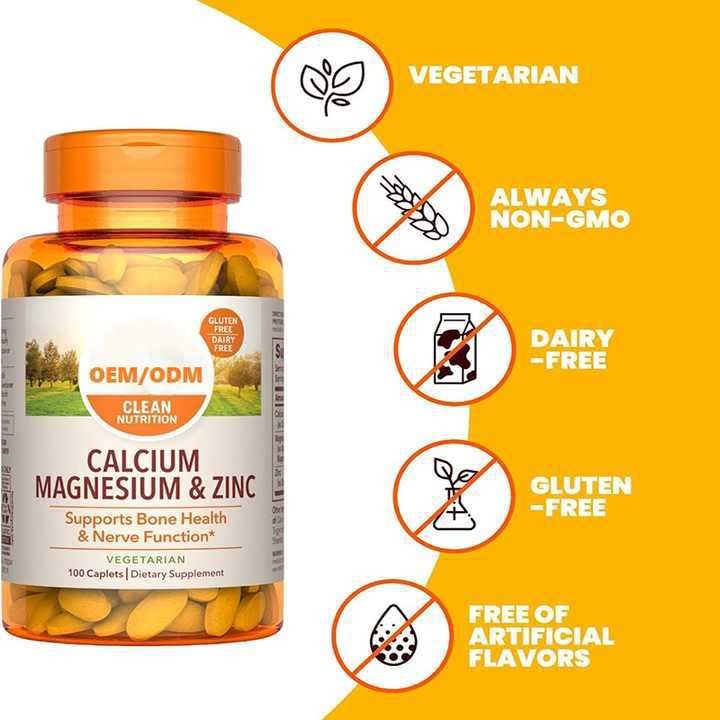 厂家定制碳酸钙软骨素片酪蛋白磷酸肽胶囊Calcium magnesium zinc